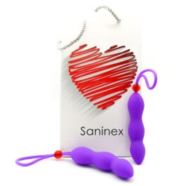 SANINEX CLIMAX ANAL STECKER MIT LILAC PENIS RING