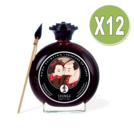 SHUNGA BODY PAINTING CHOCOLATE, PACK 12 UDS