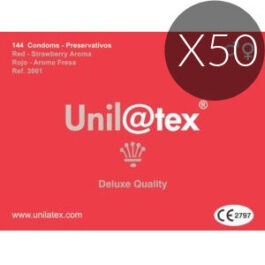 UNILATEX RED / STRAWBERRY PRESERVATIVES PACK 50 X 144 EINHEITEN