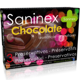 SANINEX CHOCOLATE AROM TIC CONDOMS 3 EINHEITEN