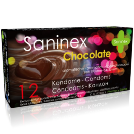 SANINEX CHOCOLATE AROM TIC CONDOMS 12 EINHEITEN