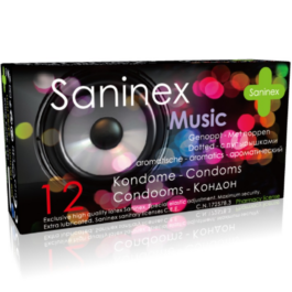 SANINEX MUSIC AROMIC CONDOMS 12 EINHEITEN