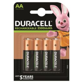 DURACELL WIEDERAUFLADBARE BATTERIE HR6 AA 2500mAh 4 EINHEIT