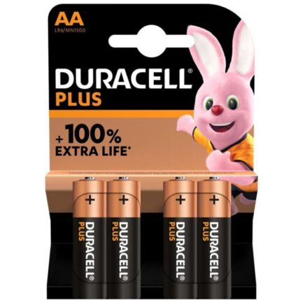 Duracell Plus AA-Alkalibatterien sind ideal für die Stromversorgung all Ihrer Alltagsgeräte. Duracell Plus AA hat eine bis zu 100 % längere Lebensdauer * (* Langlebigkeit im Vergleich zur durchschnittlichen Mindestdauer des IEC AA-Digitalkameratests von 2015. Die Ergebnisse können je nach Gerät oder Art der Verwendung variieren ( IEC-Website)). Unbenutzte Duracell-Batterien können bei Raumtemperatur bis zu 10 Jahre lang ihre Leistung aufrechterhalten. Diese Akkus werden von Duracell für Alltagsgeräte wie Digitalkameras