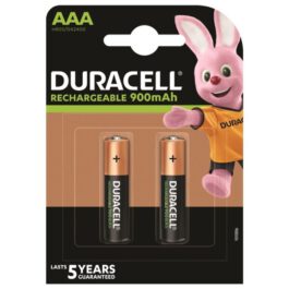 DURACELL WIEDERAUFLADBARE BATTERIE HR03 AAA 900mAh 2 EINHEIT