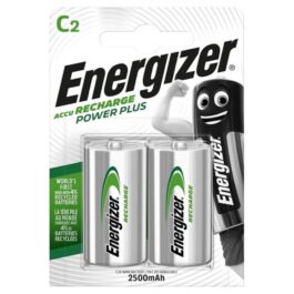 ENERGIZER POWER PLUS WIEDERAUFLADBARE BATTERIE HR14 C 2500mAh 2 EINHEIT