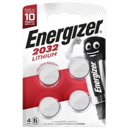 ENERGIZER BATTERIE LITHIUMKNOPF CR2032 3V 4 EINHEIT