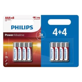 PHILIPS POWER ALKALIBATTERIE AAA LR03 4+4 EINHEIT