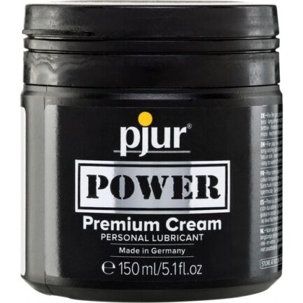 Der Name sagt alles. pjur Power Premium Cream ist eines unserer stärksten Gleitmittel auf Silikon- und Wasserbasis ? für extra heißen Sex! Seine hervorragenden Gleiteigenschaften sind ideal für analen Spaß und für den Einsatz mit größeren Toys. Dank seiner cremigen Konsistenz lässt es sich leicht mit einer Hand aus dem praktischen Behälter entnehmen und mit der anderen ebenso leicht und komfortabel dosieren und auftragen. Neben der Premium-Qualität des Produkts schwärmen Fans der Power Premium Cream von der einfachen Handhabung und den langanhaltenden Gleiteigenschaften für genussvollen Spaß. Das Produkt hinterlässt ein weiches und glattes Hautgefühl und lässt sich zudem leicht mit Wasser und Seife entfernen. Selbstverständlich ist pjur Power Premium Cream in Kombination mit Latexkondomen absolut sicher und besonders hautfreundlich. Einer unserer leistungsstärksten Schmierstoffe Cremige Konsistenz