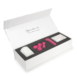 Wunderschön verpackt in Je Joues roségoldenem Federdesign ist diese Box mehr als nur ein Geschenk