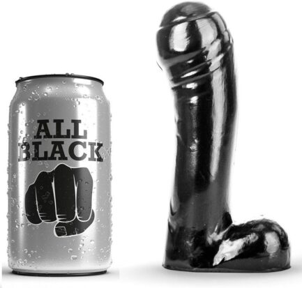 Dieser All Black Dildo ist perfekt für den Anfänger