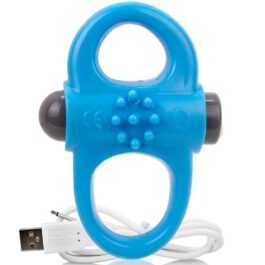 SCHREIEN O AUFLADBARER UND VIBRIERENDER RING YOGA BLAU