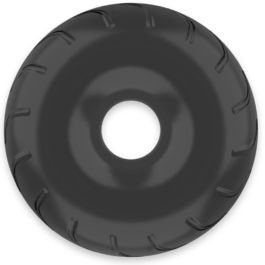 POWERING SUPER FLEXIBLE BESTÄNDIGER RING 5CM PR08 SCHWARZ