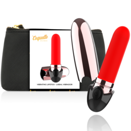 COQUETTE CHIC DESIRE VIBRATOR WIEDERAUFLADBARER LIPPENSTIFT SCHWARZ/GOLD