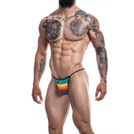 CUT4MEN – G-STRING PROVOKATIVER REGENBOGEN XL