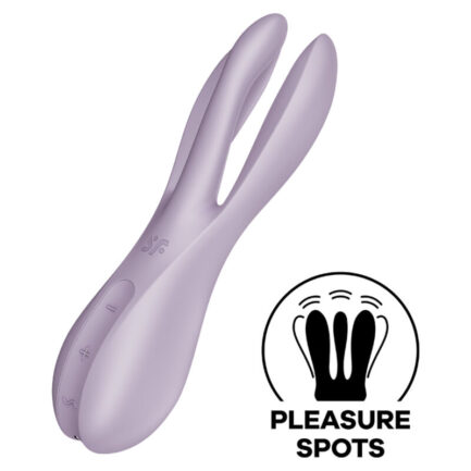 Menage a trois allein mit dir? Kein Problem mit dem Satisfyer Threesome 2! Ein Vibrator