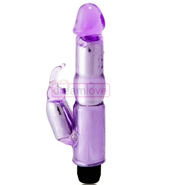 Eigenschaften Naughty Puppy Vibrator:	Vibration mit mehreren Geschwindigkeiten	2 AA-Batterien	Material: TPR	Farbe lila.