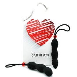 SANINEX CLIMAX ANAL PLUG MIT SCHWARZEM PENISRING