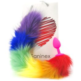 SANINEX SENSATION PLUG MIT REGENBOGENSCHWANZ