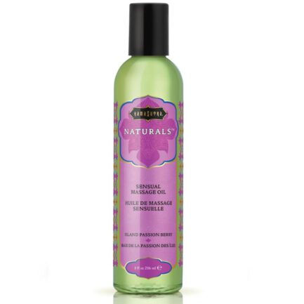 Traubenkern- und Mandelölen. Kama Sutra Naturals Massageöl eignet sich perfekt für sinnliche Massagen und als tägliche Feuchtigkeitscreme. Erhältlich in fünf köstlichen Fruchtdüften! Natürliches Passionsbeeren-Massageöl XBIZ 2018 Körperprodukt des Jahres Hergestellt aus natürlichen hautweichmachenden Ölen Leichte und seidige Textur Verwenden Sie es überall am Körper Langanhaltende Formel für die Ganzkörpermassage Größe: 8 fl oz (236 ml)