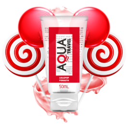 AQUA TRAVEL – LOLLIPOP FLAVOUR SCHMIERMITTEL AUF WASSERBASIS – 50 ML