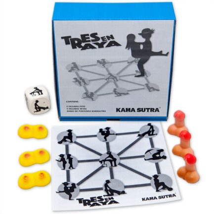 KAMASUTRA TIC-TAC-TOEEs ist ein Tic-Tac-Toe-Spiel der KAMASUTRA-Edition. Es enthält ein Spielbrett