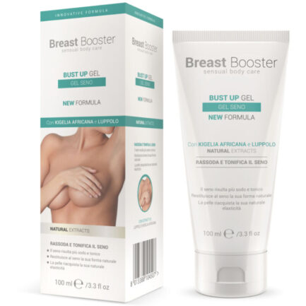 die Festigkeit und Elastizität der Haut zu verbessern. Breast Booster ist reich an natürlichen Extrakten wie afrikanischem Kigelia mit Anti-Aging-