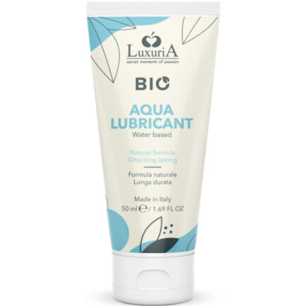 Luxuria BIO Aqua Lubricant ist ein völlig ökologisches Gleitgel auf Wasserbasis