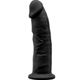 SILEXD – MODEL 2 REALISTISCHER PENIS PREMIUM SILEXPAN SILIKON SCHWARZ 15 CM