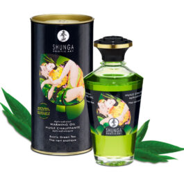 SHUNGA – BIO-GRÜNER TEE-WÄRMEEFFEKT-MASSAGEÖL 100 ML