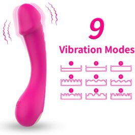 ARMONY – DILDO VIBRATOR G-SPOT SILIKON FUCHSIA