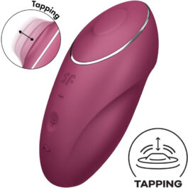 SATISFYER – TAP & CLIMAX 1 AUFLEGVIBRATOR ROT