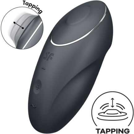 ist der Satisfyer Tap & Climax 1 genau das Richtige für Sie: Neben intensiven Vibrationen bietet dieses Sexspielzeug eine sinnliche Klopffunktion