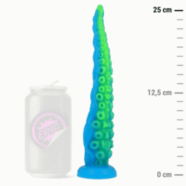 EPIC – SCYLLA FLUORESZIERENDER DÜNNER TENTAKEL-DILDO, KLEINE GRÖSSE