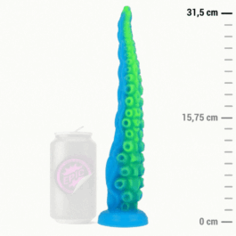 EPIC – SCYLLA FLUORESZIERENDER DÜNNER TENTAKEL-DILDO, GROSSE GRÖSSE