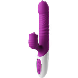 Entdecken Sie eine neue Dimension des Vergnügens mit dem ARMONY – Double Tongue Heat Effect Vibrator & Thrusting in Fuchsia. Dieses hochentwickelte Gerät wurde entwickelt