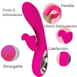 ARMONY – DARO VIBRATOR & PULL RING STIMULATOR FUCHSIA