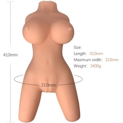 Wir stellen den Inbegriff von Sinnlichkeit und Kameradschaft vor: die aufblasbare Armony Women's Torso Doll! Mit Präzision und Leidenschaft gefertigt