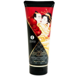 SHUNGA – ERDBEER-CAVA-MASSAGECREME 200 ML