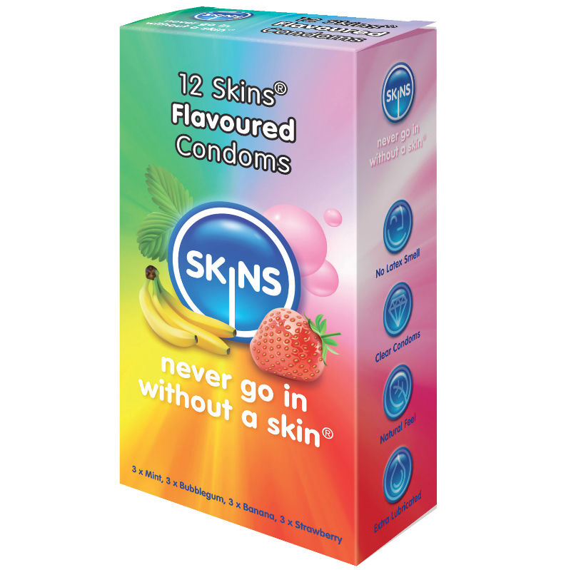 Skins Flavored Condoms werden aus hochwertigem Naturlatex hergestellt