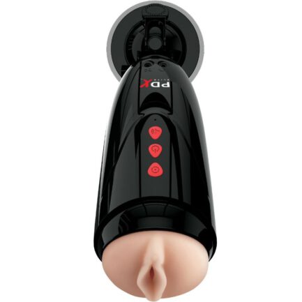 Bereit für das beste Masturbationserlebnis Ihres Lebens? Der PDX ELITE Dirty Talk Starter Stroker eignet sich perfekt für Anfänger und bietet ein umfassendes Sinnesvergnügen. Kraftvolle Vibrationen werden mit leidenschaftlichem Stöhnen und sexy Gesprächen kombiniert