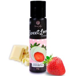 SECRETPLAY – GEL SWEET LOVE ERDBEERE UND WEISSE SCHOKOLADE 60 ML