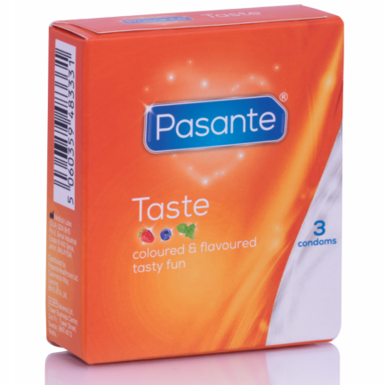 Pasante Taste sind aromatisiert und gefärbt für leckeren Spaß. Zu den Geschmacksrichtungen gehören frische Minze (grün)