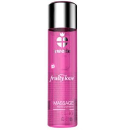 SWEDE – FRUITY LOVE MASSAGEÖL MIT WÄRMENDEM EFFEKT, ROSA GRAPEFRUIT MIT MANGO 60 ML