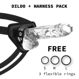 DILDO + GURT-PACK Ganz klar der beste Penis! X Ray Clear ist ein wahres Lusterlebnis mit einer speziell entwickelten Formel