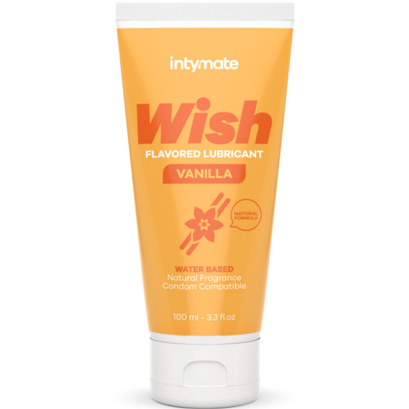 Intymate Wish Vanilla ist ein Gleitgel auf Wasserbasis mit Vanillegeschmack