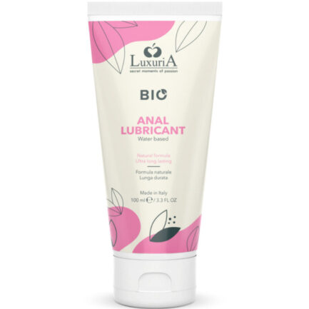 Luxuria BIO Anal Lubricant ist ein völlig ökologisches Gleitgel auf Wasserbasis