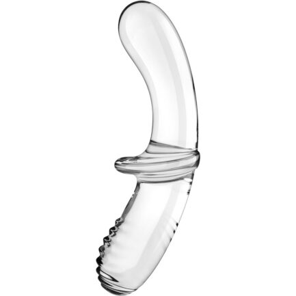 Einzigartiges Design und hochwertiges Material: Erleben Sie puren Luxus und unvergleichliches Sinnesvergnügen mit Satisfyer Double Crystal . Dieser aus hochwertigem Borosilikatglas gefertigte Dildo ist leicht