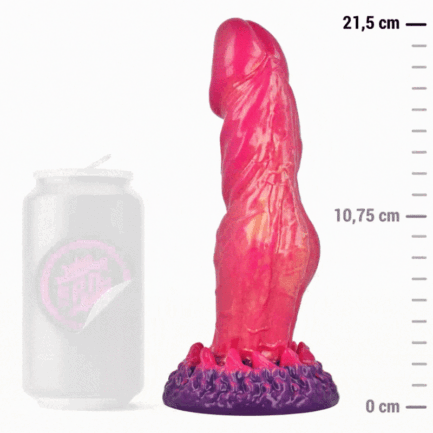 dem Silikondildo der Marke EPIC CYBERSILICOCK ! Mit kräftigen Farben