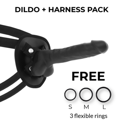 DILDO + GURT-PACK COCKMILLER bietet eine Reihe von Dildos mit einer superweichen